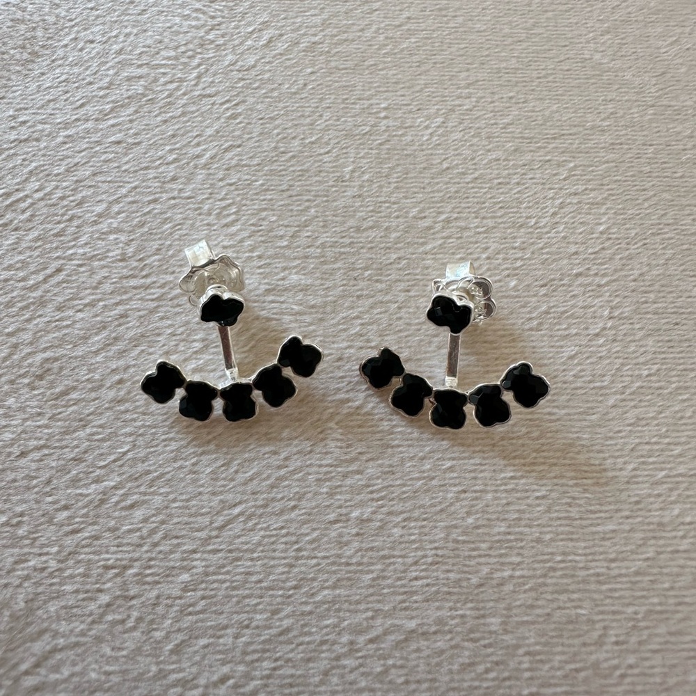Tous Crawler Onyx Earrings